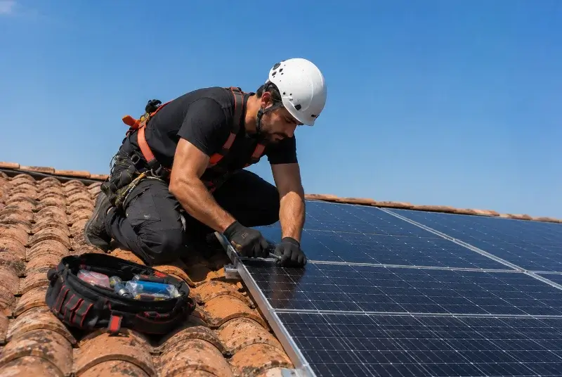 Maintenance et monitoring de panneaux solaires à Saint-Hippolyte-le-Graveyron